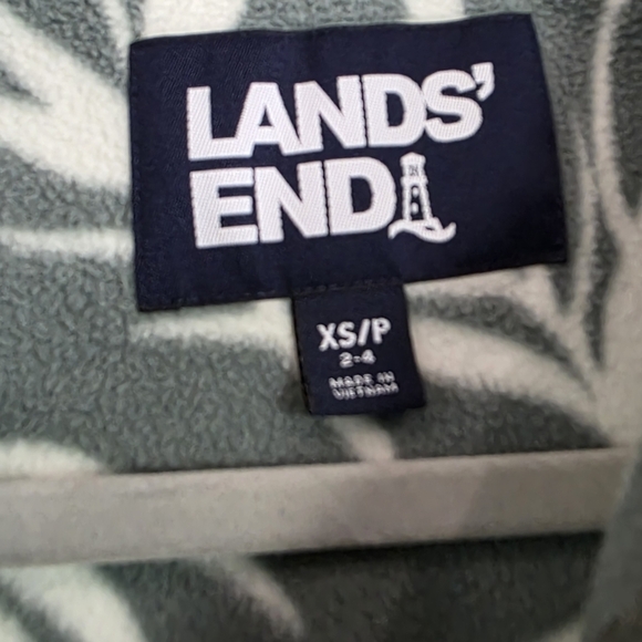 Lands' End 1/4 Zip Fleece Pullover Size XS/P - Picture 2 of 4